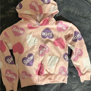 Barbie Pink and Purple Heart Hoodie